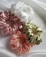 Silk Scrunchie Trendy (pack of 6) Medium size