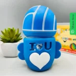 Baby Glass Feeder with Football Silicone Cover (120ml) 1 feeder - Image 2