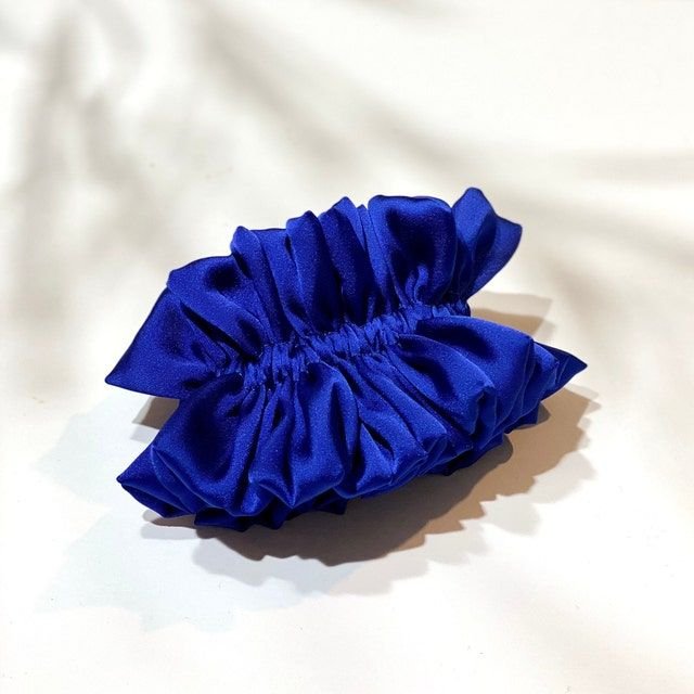 2026/05/1000573468.jpg Silk stylish ruffle scrunchie (3 scrunchie) - Image 1