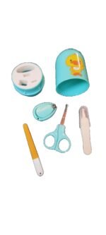 Baby  Essentials Bundle ( 1 pecifier, 1 Feeding bottle, 1 teeth brush, 1 bath Cap, 1 nail clipper set) - Image 7